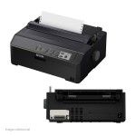 Impresora matricial Epson LQ-590II, matriz de 24 pines, Paralelo / USB 2.0, 100V - 240VAC.  Impresión en color negro, velocidad máxima 584 cps (12 cpi), fuente de 160 columnas (20 cpi), alime