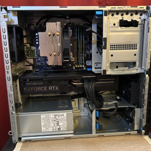 Workstation  HP Z2 G9 Procesador  Intel Core i9-12900K 2.40 GHz  16 Core Memoria RAM 32GB PC38400 DDR5 SDRAM  Disco Micron  500GB, NVMe  - Tarjeta de Video NVIDIA GeForce RTX 3080 10GB GDDR6X