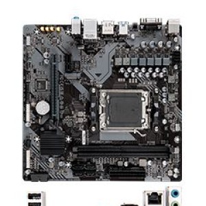 Motherboard Gigabyte A620M S2H (rev. 1.0) Chipset AMD A620, Socket AM5, Micro ATX