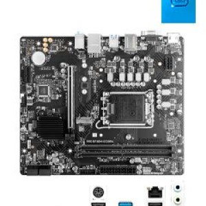 Motherboard MSI PRO PRO B760M-E DDR4, Chipset Intel B760, LGA1700, HDMI, VGA, mATX.