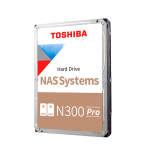 Disco duro Toshiba N300 PRO, 22TB, SATA 6.0 Gb/s, 7200rpm, 512MB Cache, 3.5"
