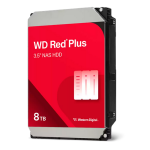 Disco Duro Western Digital Red Plus NAS, WD80EFPX 8TB SATA 6Gb/s 5640RPM 3.5" 256MB Caché