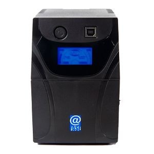 UPS Interactivo Elise @Fase, AUR-650-LCD-USB, 650VA / 360W, Puerto inteligente USB-HID.