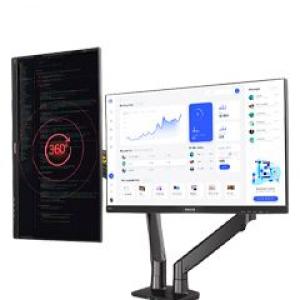 Rack para 2 monitores de 22" a 32" / Brazo soporte TEROS TE-7114