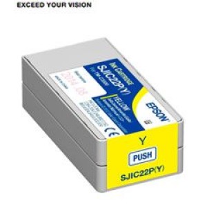 Cartucho de Tinta EPSON color Amarillo para impresoras Epson TM-C3500.