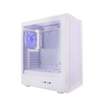 Case sin fuente Gamer TEROS TE-1329G, ITX, M-ATX, ATX, 3.5" y 2.5", Blanco