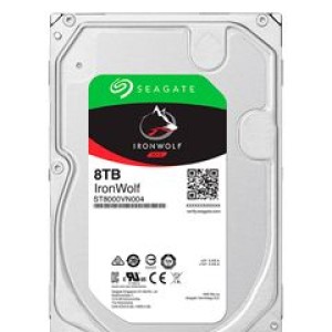 Disco duro Seagate Ironwolf NAS ST8000VN004, 8TB, SATA 6Gb/s, 7200rpm, 256MB Cache, 3.5".