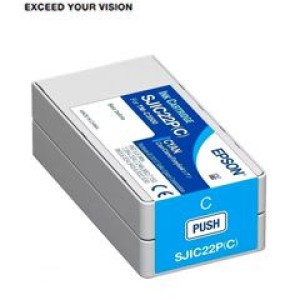 Cartucho de Tinta EPSON color Cian para impresoras Epson TM-C3500.
