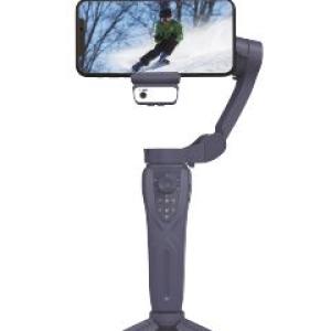 Estabilizador de Cardan, para teléfono, bluetooth inalámbrico de 3 ejes, negro