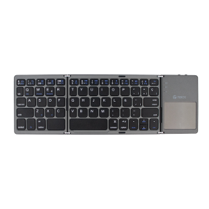 Teclado inalámbrico plegable TEROS TE-4075S, BT 3.0, gris
