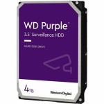 Disco duro Western Digital WD Purple, 4TB, SATA 6.0 Gb/s, 256MB Cache, 5400 rpm, 3.5".