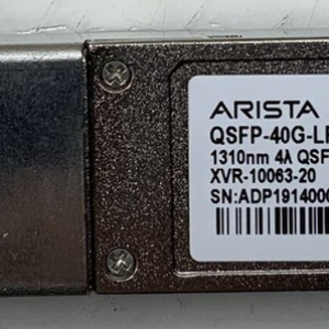 Arista QSFP-40G-LRL4 Class1 XVR-10063-20 1310nm QSFP+ 1km XVR-10063-20 Retirado de Equipos es uso Garantia 12 Meses