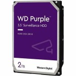 Disco duro Western Digital WD Purple, 2TB, SATA 6.0 Gb/s, 64MB Cache, 5400 rpm, 3.5".