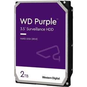 Disco duro Western Digital WD Purple, 2TB, SATA 6.0 Gb/s, 64MB Cache, 5400 rpm, 3.5".